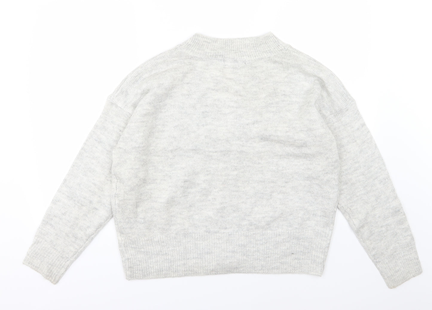 Primark Womens Grey  Knit Cardigan Jumper Size L