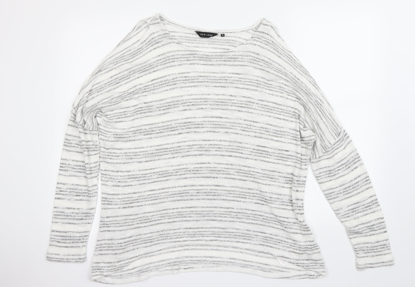 New Look Womens White   Pullover Jumper Size 16