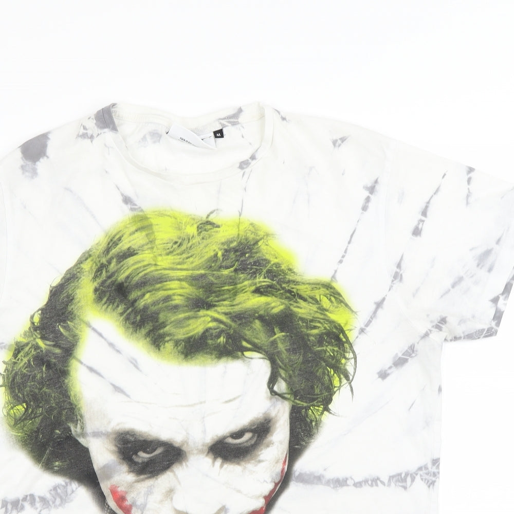 the dark knight  Mens White    T-Shirt Size M