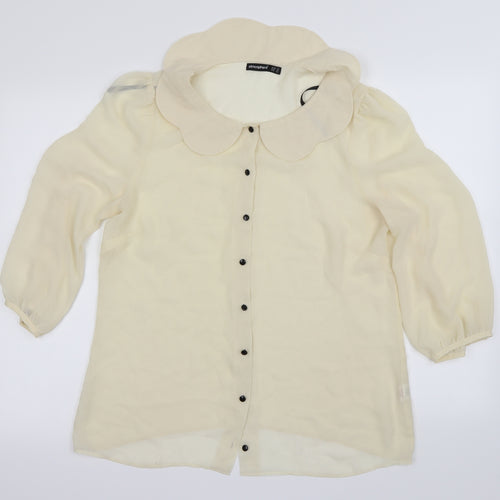 Atmosphere Womens Ivory   Basic Blouse Size 16