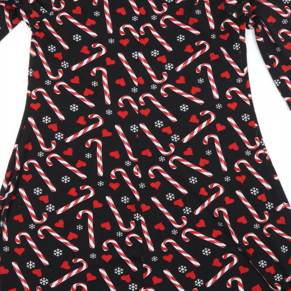 CAPSULE  Womens Black   T-Shirt Dress  Size 12