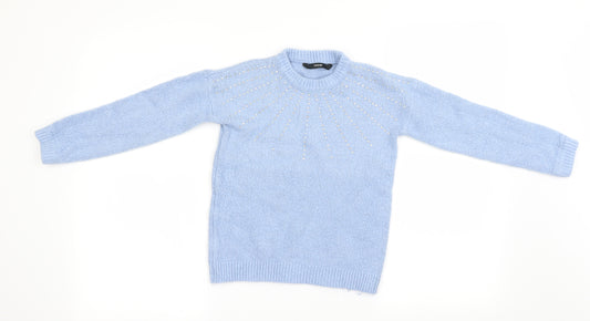 George Girls Black   Pullover Jumper Size 7-8 Years