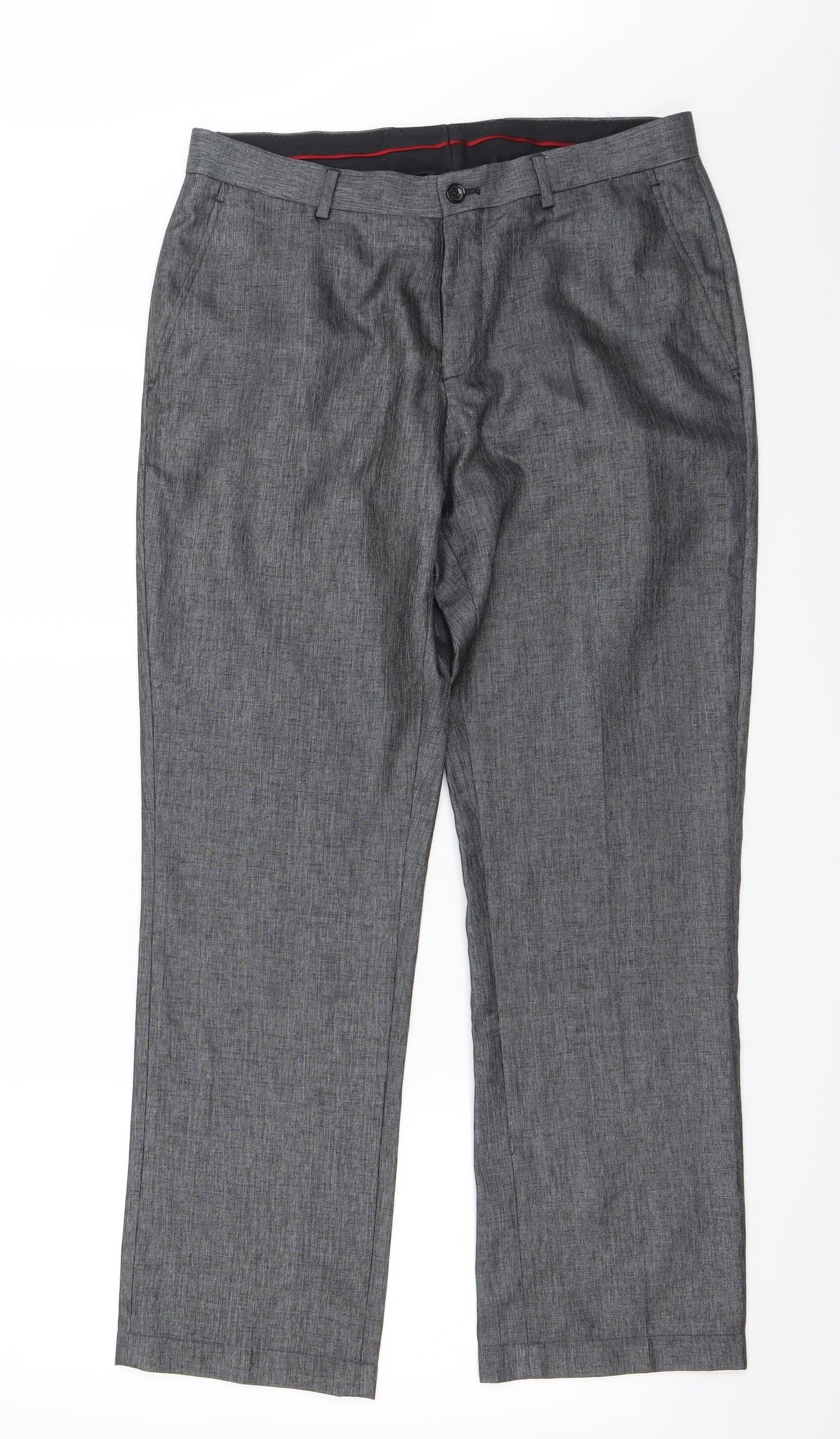 blackberys Mens Grey   Trousers  Size 32 in L28 in