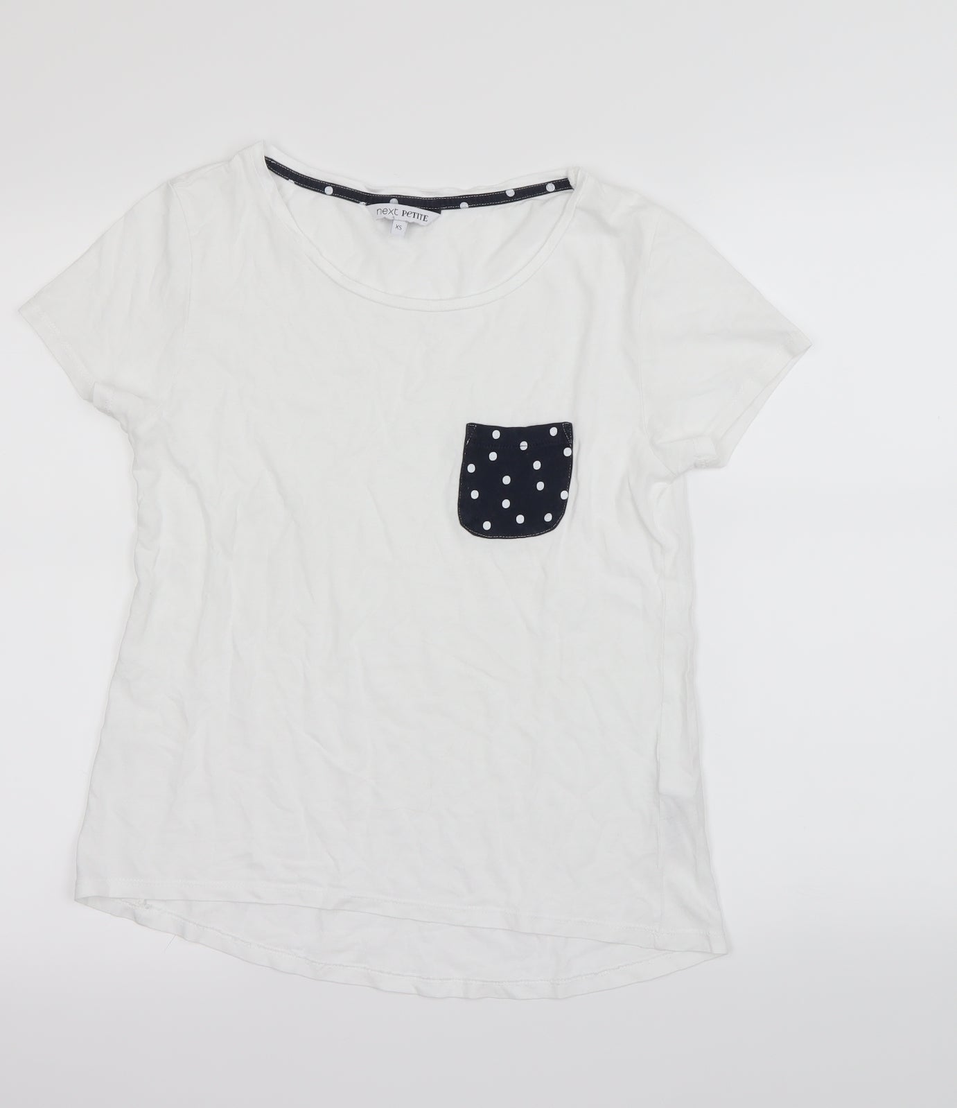 NEXT Womens White   Basic T-Shirt Size XS