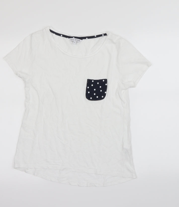 NEXT Womens White   Basic T-Shirt Size XS
