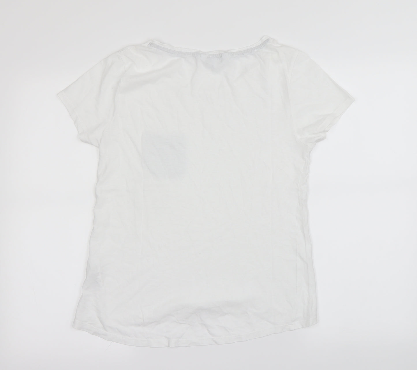 NEXT Womens White   Basic T-Shirt Size XS