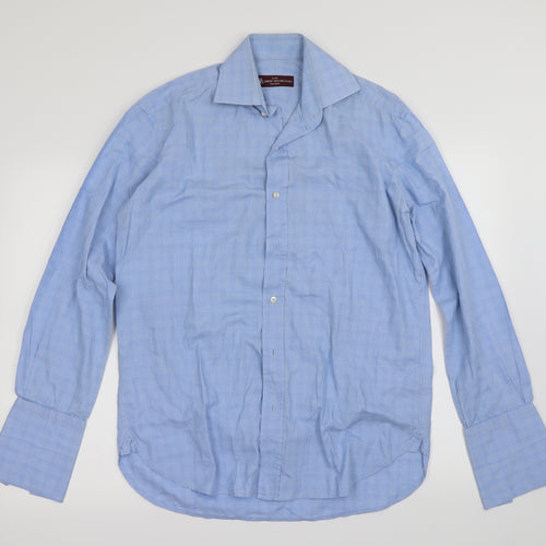 Savoy Taylors Guild  Mens Blue    Dress Shirt Size 20