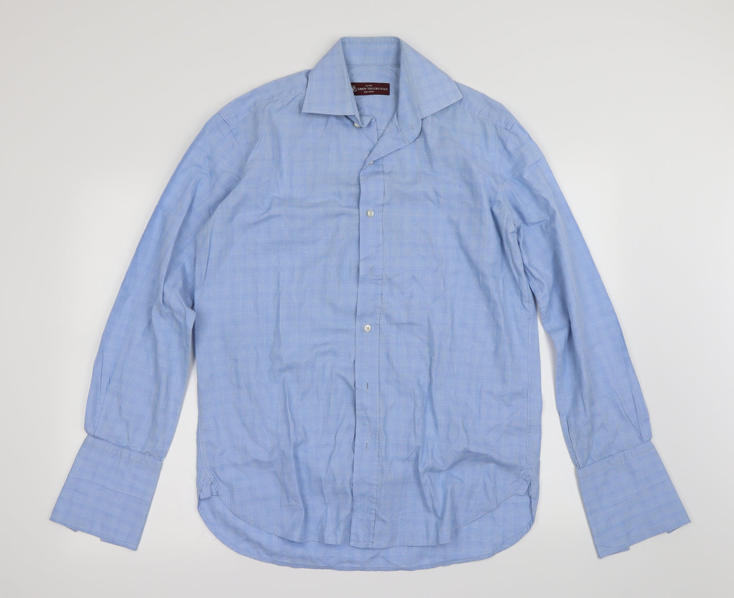 Savoy Taylors Guild  Mens Blue    Dress Shirt Size 20