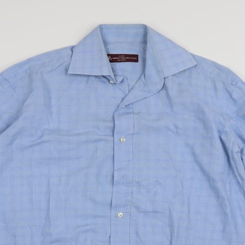 Savoy Taylors Guild  Mens Blue    Dress Shirt Size 20