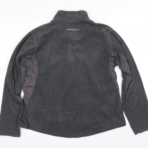 tecnicals Womens Grey   Henley Jumper Size 16