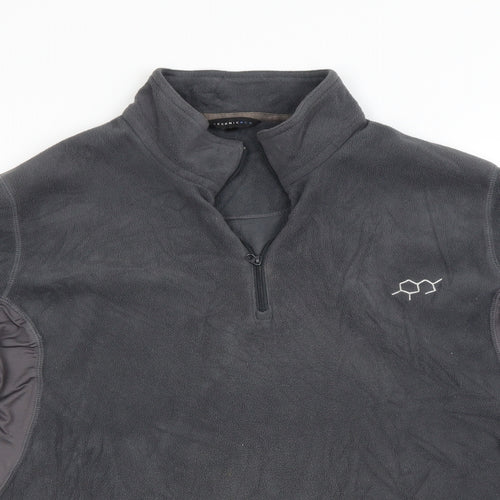 tecnicals Womens Grey   Henley Jumper Size 16