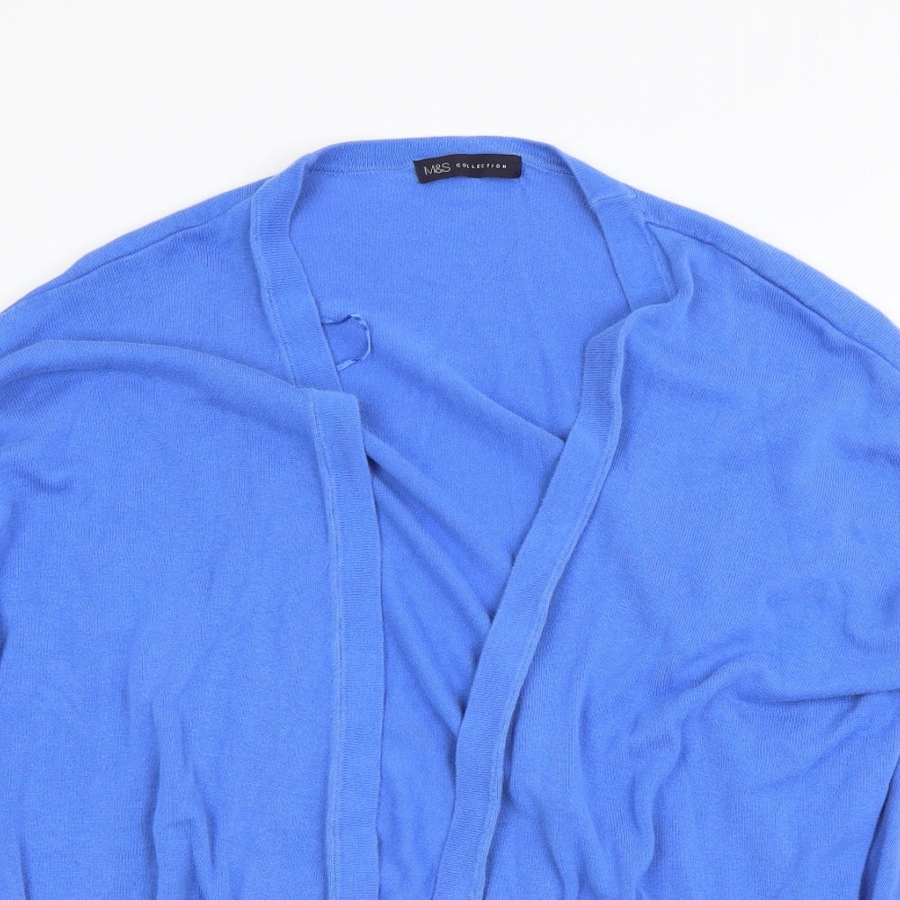 Marks and Spencer Womens Blue   Cardigan Jumper Size XL