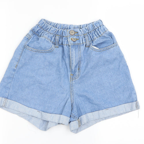 New Look Womens Blue   Hot Pants Shorts Size 10