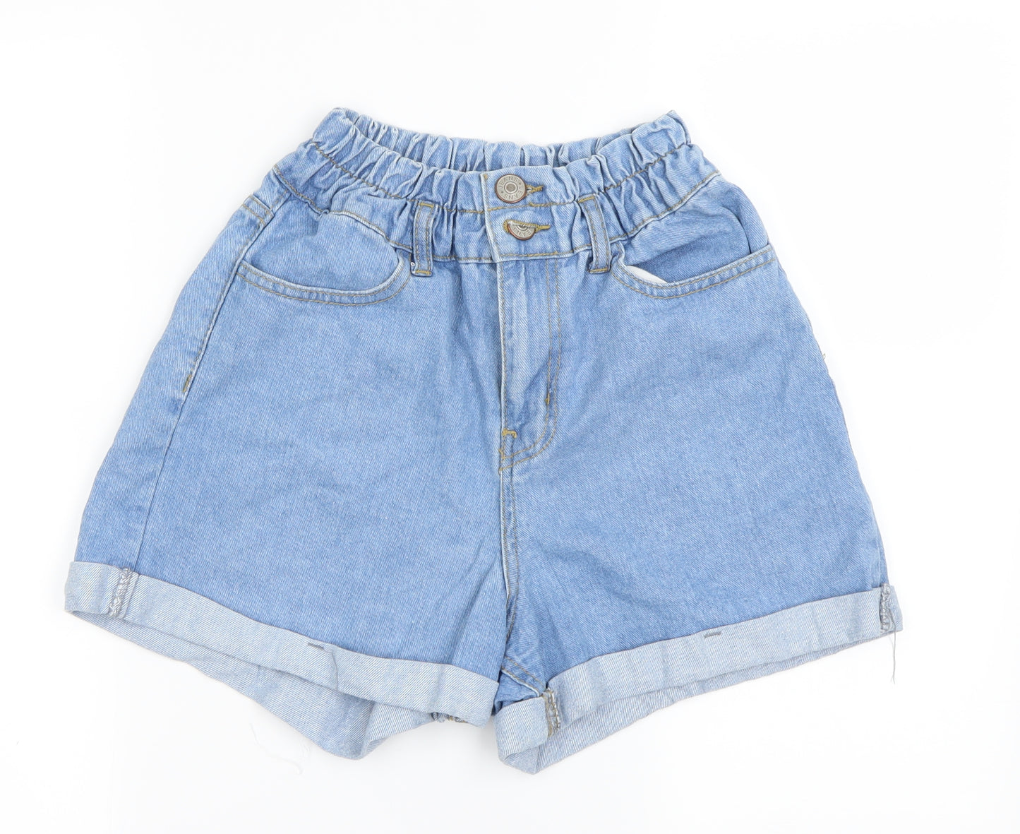 New Look Womens Blue   Hot Pants Shorts Size 10