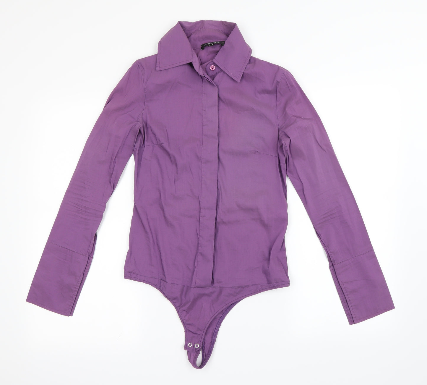 Preworn Womens Purple   Bodysuit One-Piece Size 8