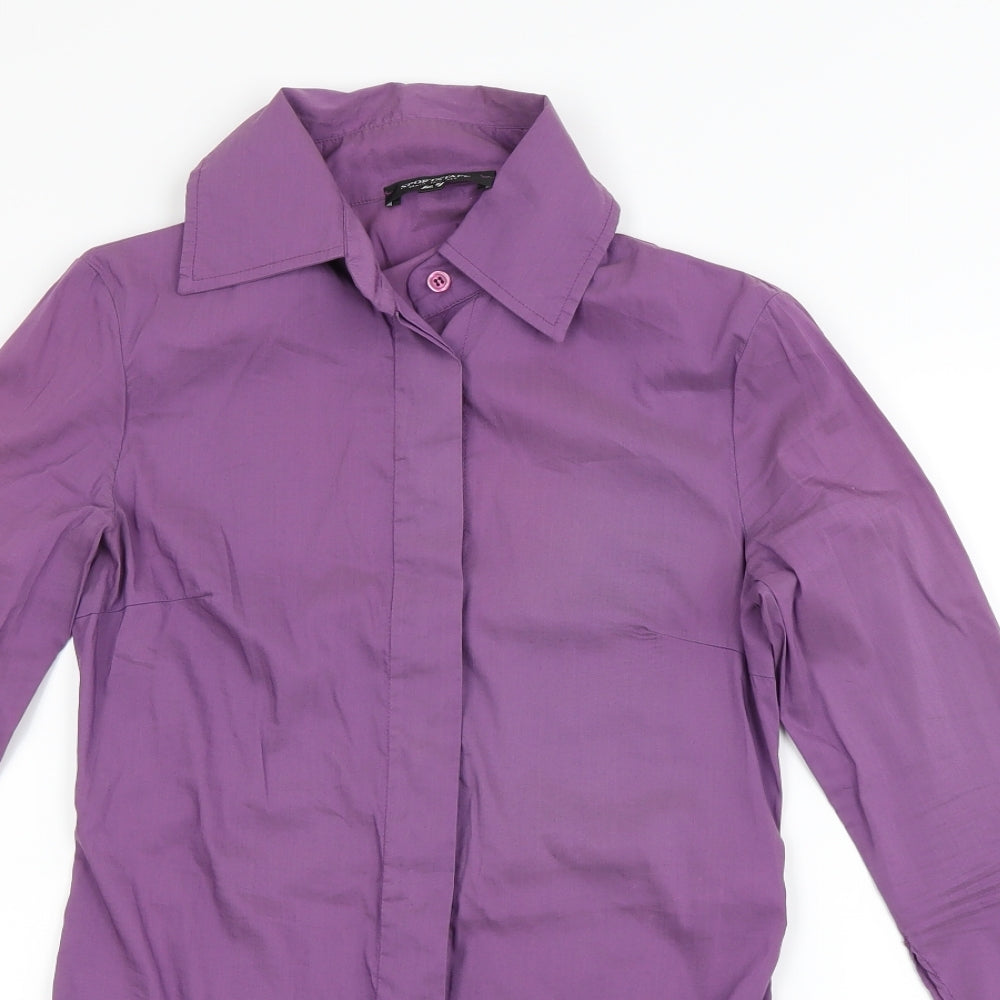 Preworn Womens Purple   Bodysuit One-Piece Size 8