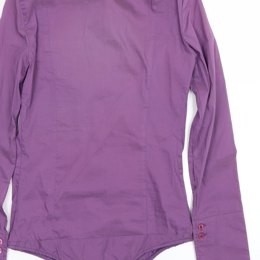 Preworn Womens Purple   Bodysuit One-Piece Size 8