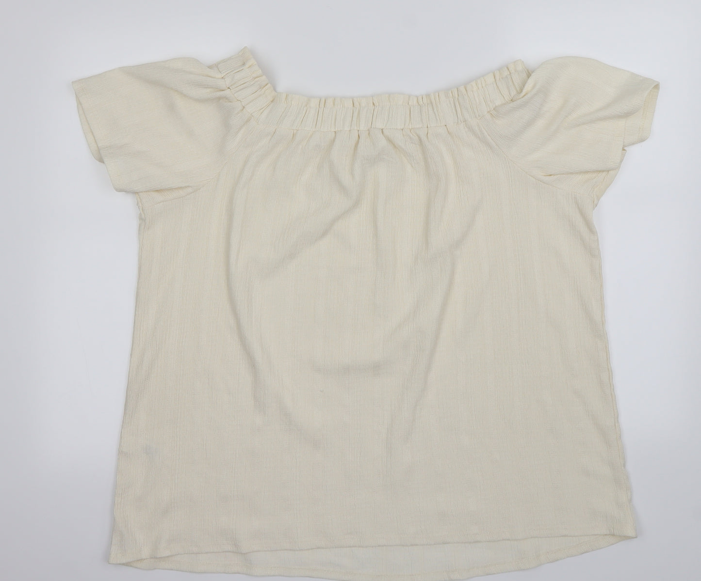 George Womens Ivory   Basic Blouse Size 18