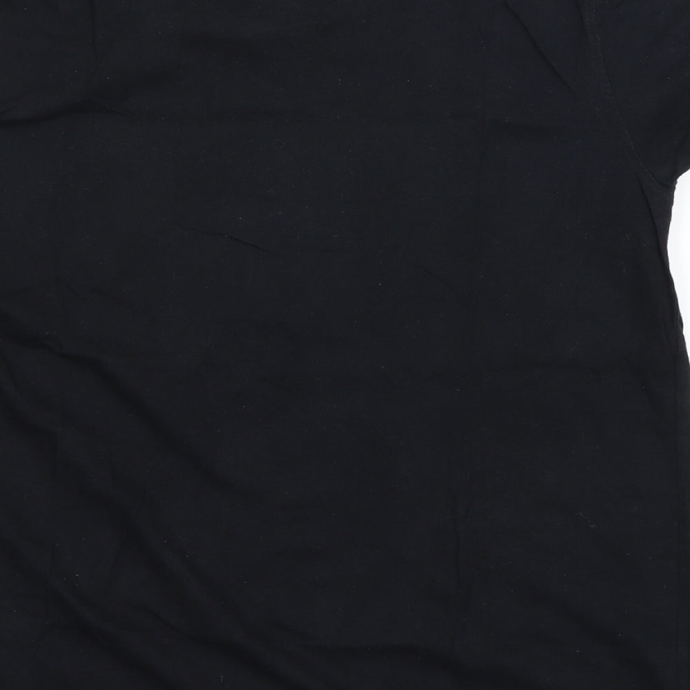 kruff jeans Mens Black    T-Shirt Size M