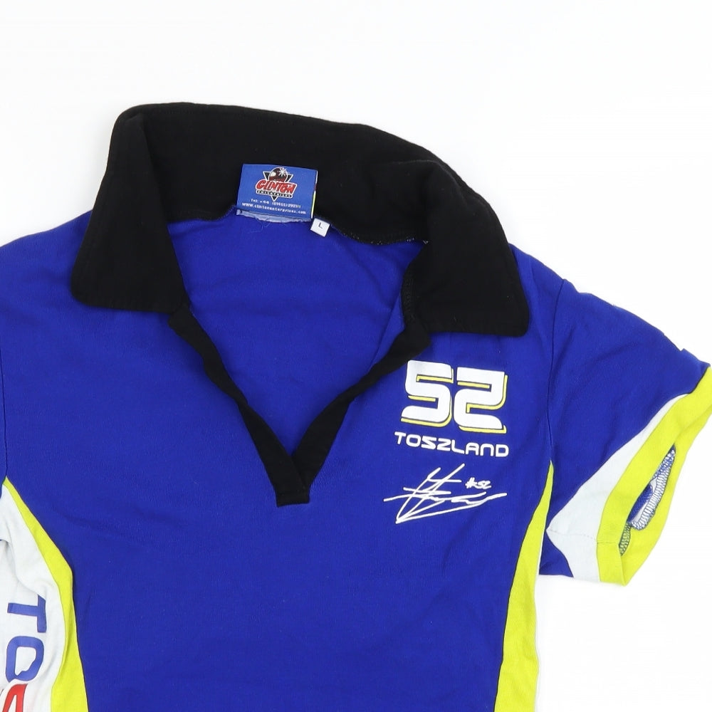 Preworn Mens Blue    Polo Size L