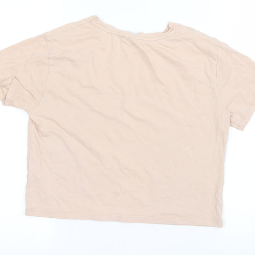 Primark Girls Beige   Basic T-Shirt Size 10-11 Years