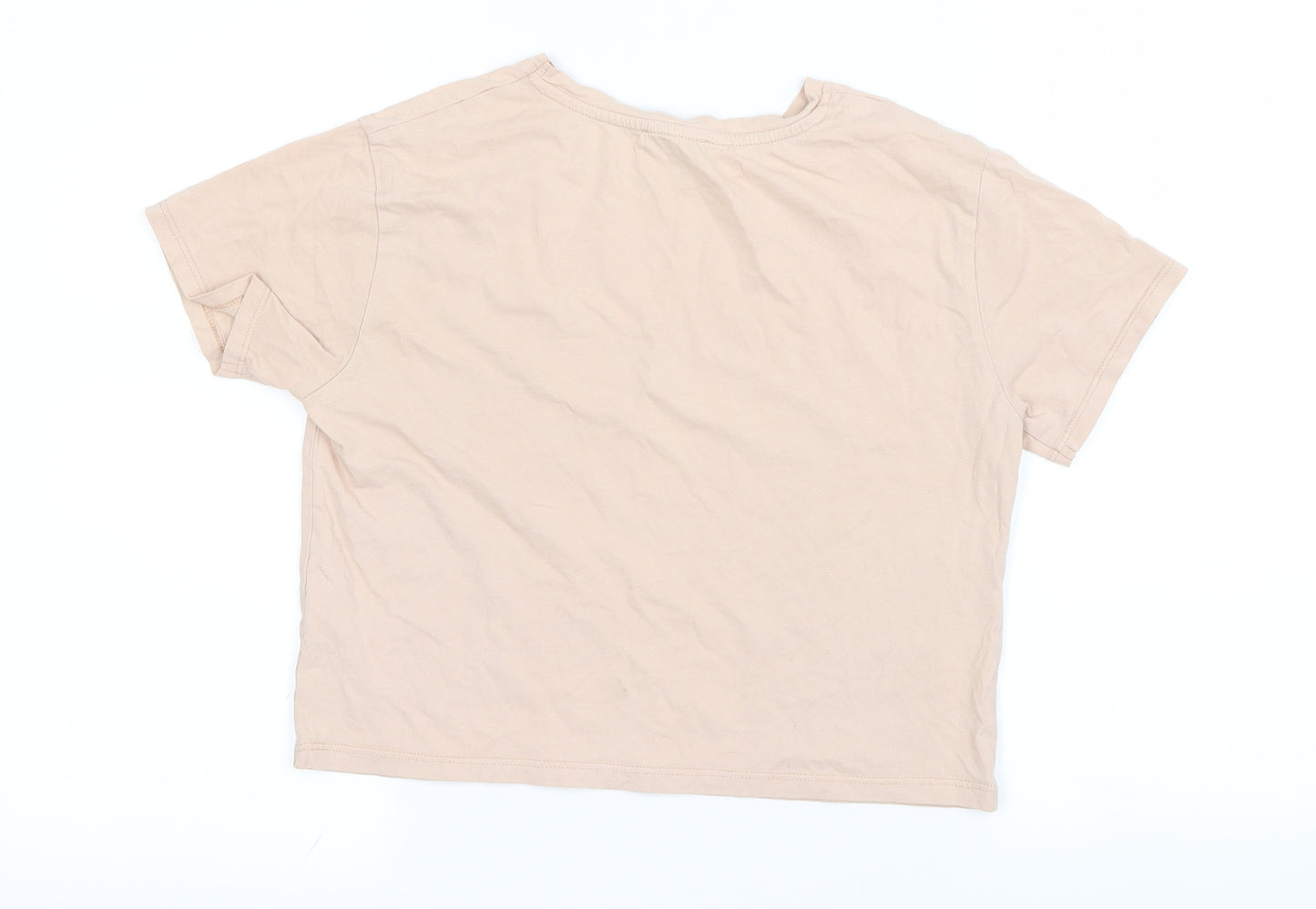 Primark Girls Beige   Basic T-Shirt Size 10-11 Years