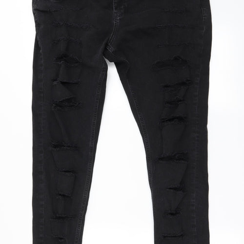Preworn Womens Black   Skinny Jeans Size 20 L21 in