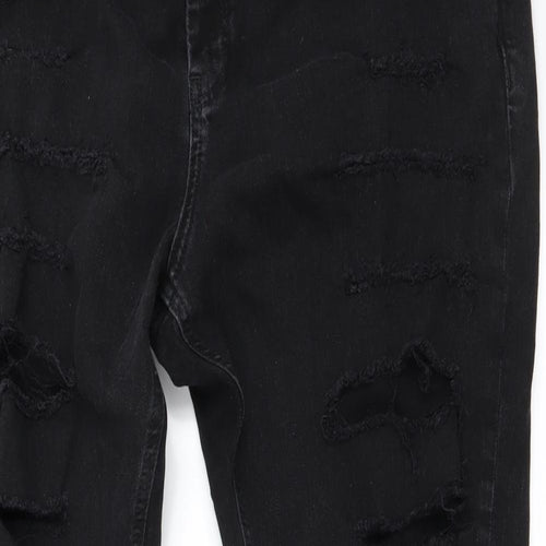 Preworn Womens Black   Skinny Jeans Size 20 L21 in