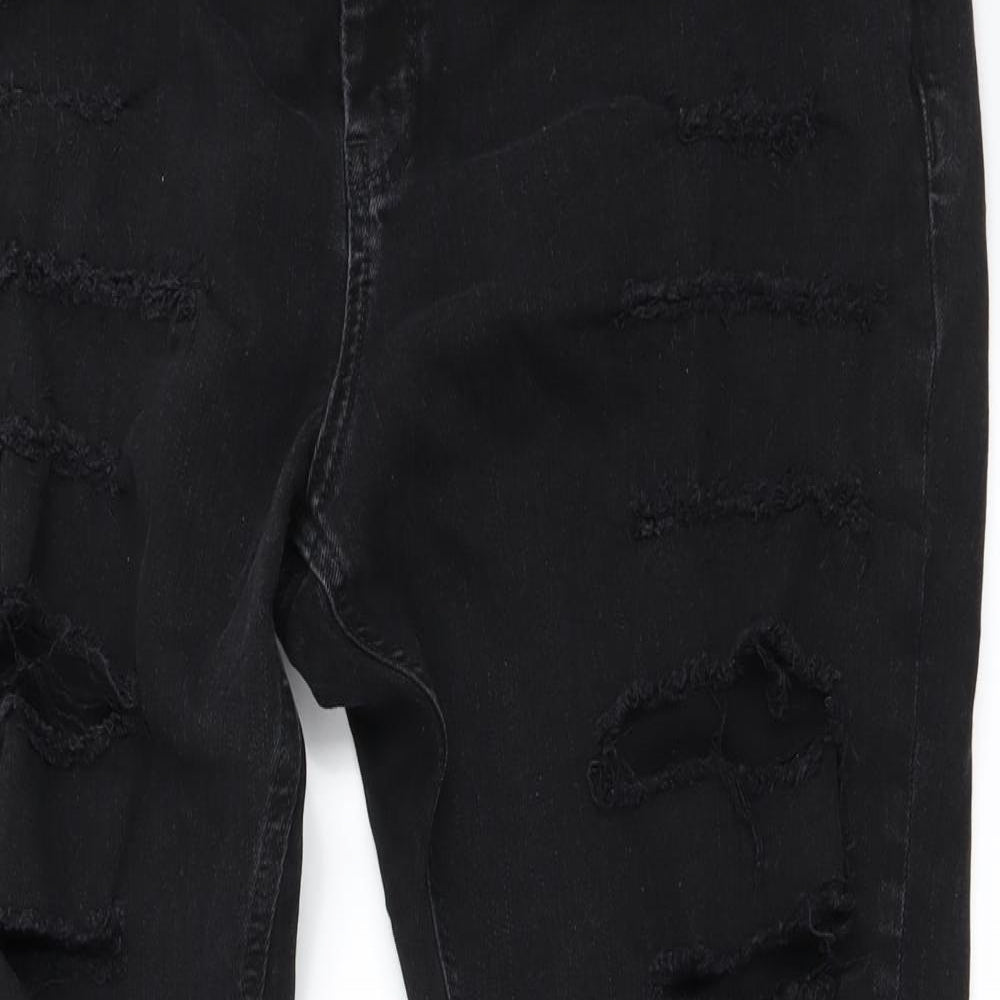 Preworn Womens Black   Skinny Jeans Size 20 L21 in