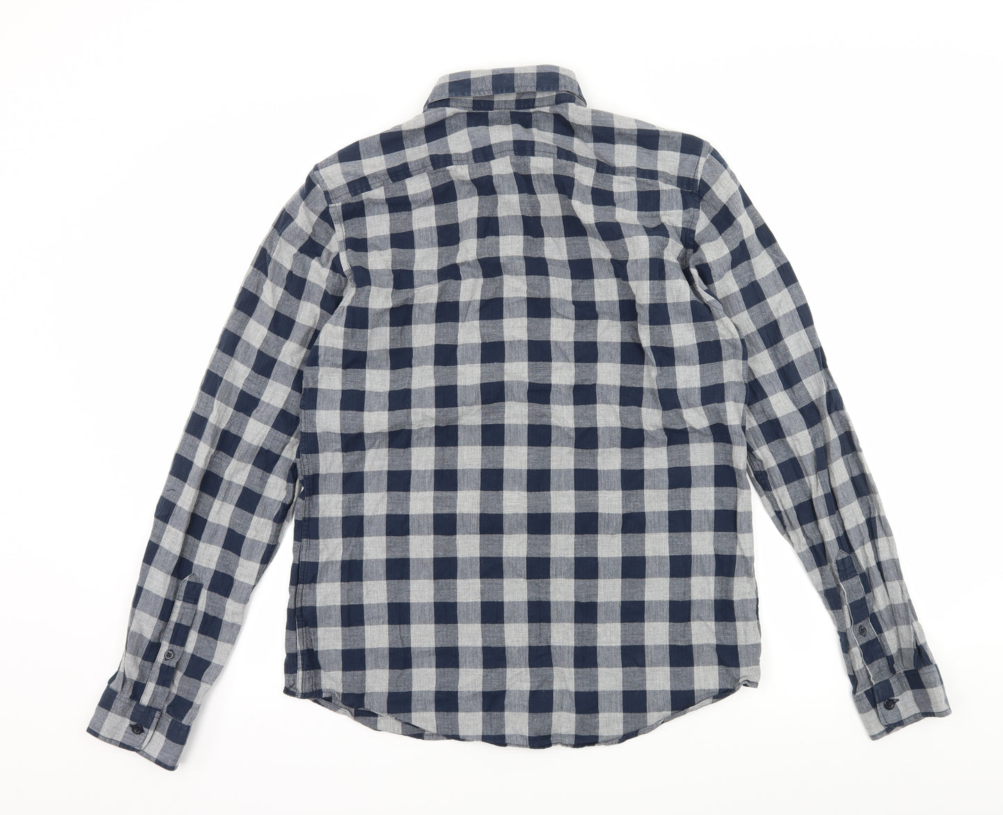 Jack Wills Mens Blue Check   Button-Up Size S