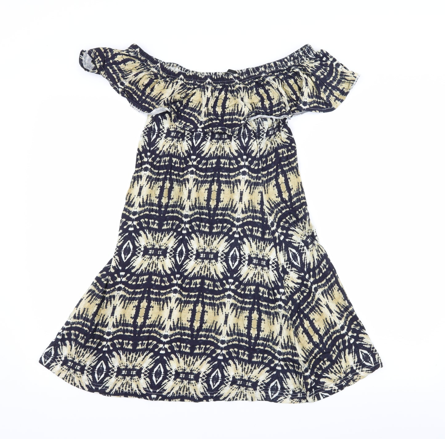Atmosphere Womens Multicoloured Geometric Jersey Skater Dress  Size 6