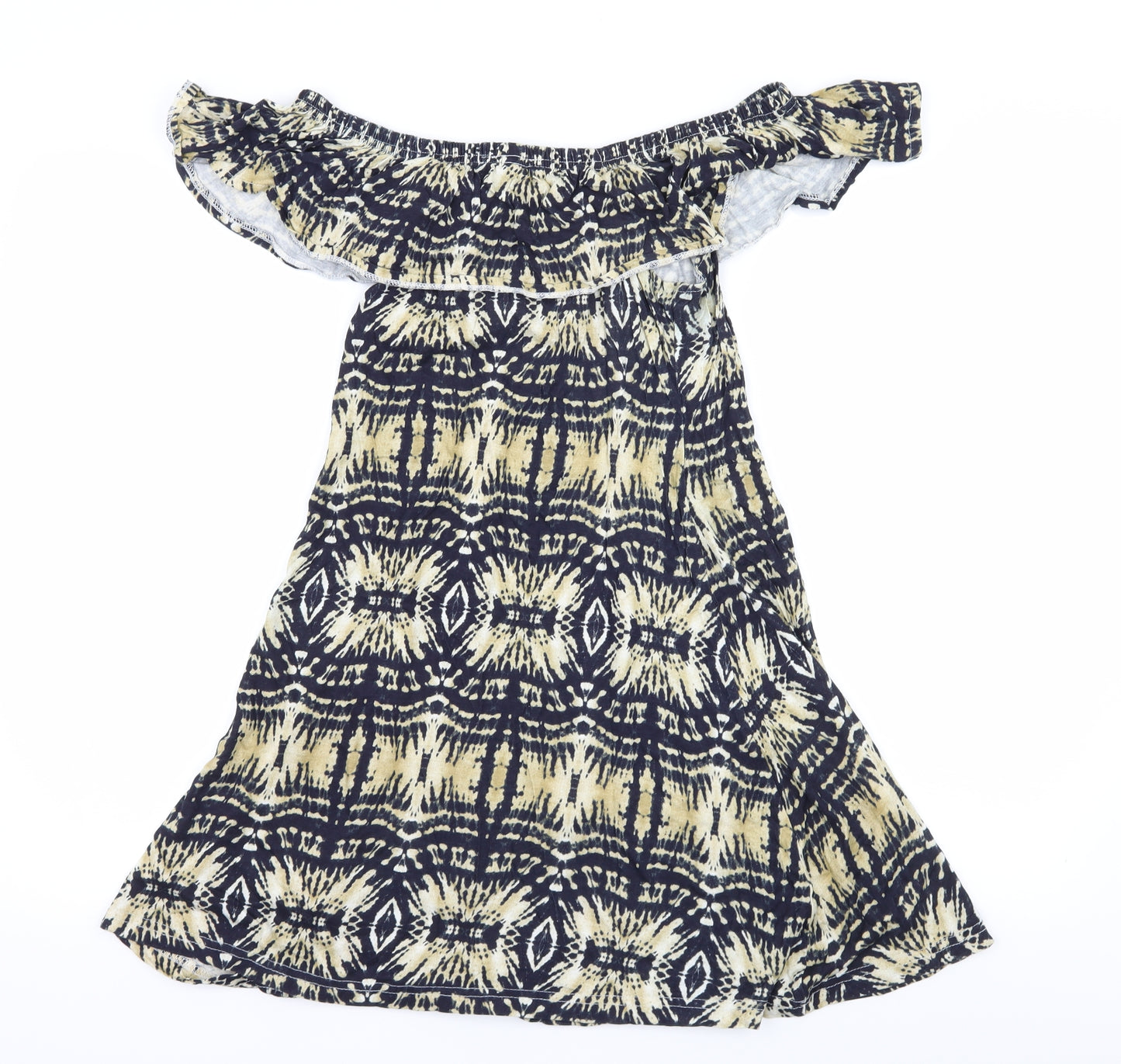 Atmosphere Womens Multicoloured Geometric Jersey Skater Dress  Size 6