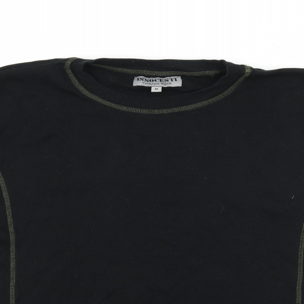 Innocenti Mens Black  Jersey  T-Shirt Size M