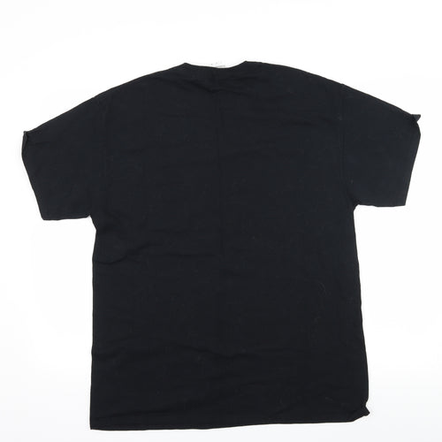 Gildan Mens Black  Jersey  T-Shirt Size L  - Super Smash Bros