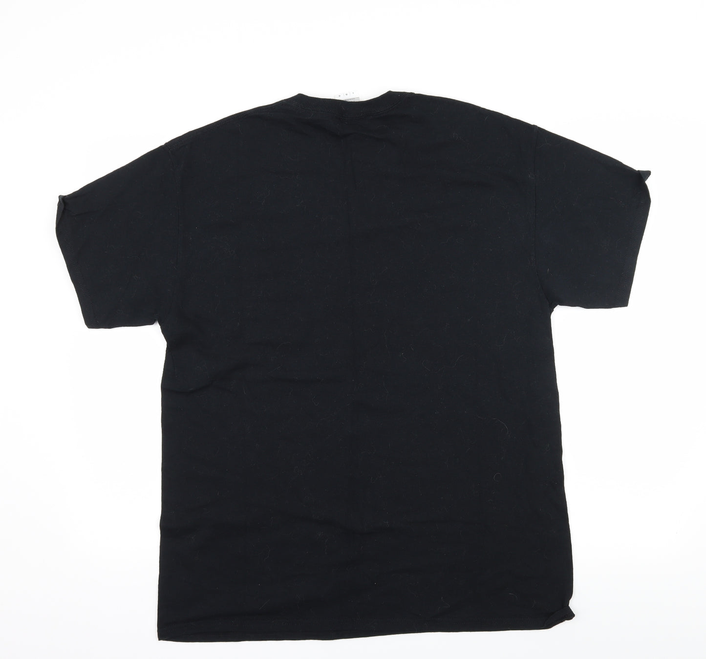 Gildan Mens Black  Jersey  T-Shirt Size L  - Super Smash Bros
