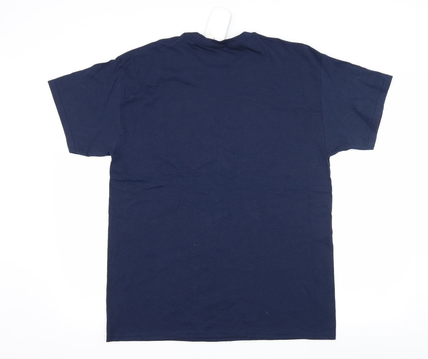 Gildan Mens Blue  Jersey  T-Shirt Size L  - Battle of the bands