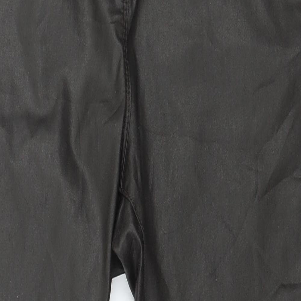 Marks and Spencer Womens Brown   Pedal Pusher Trousers Size 14 L25 in