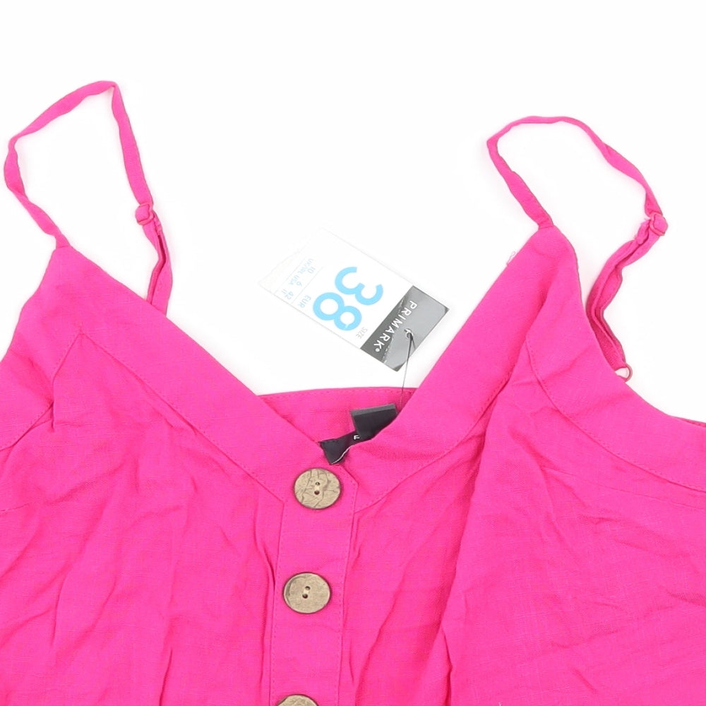 Primark Womens Pink   Camisole Tank Size 10