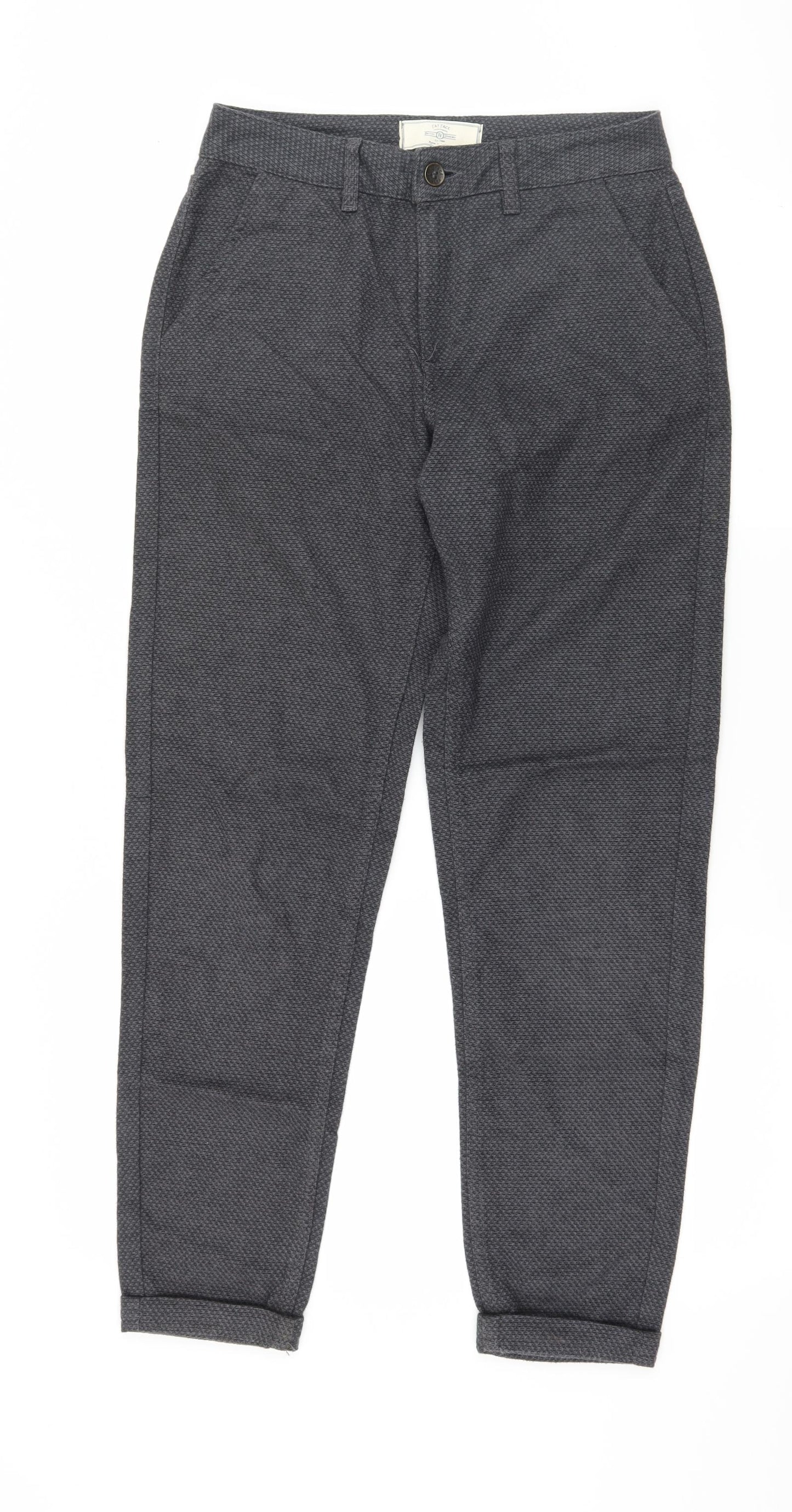 Fat Face Womens Grey Polka Dot  Trousers  Size 6 L28 in