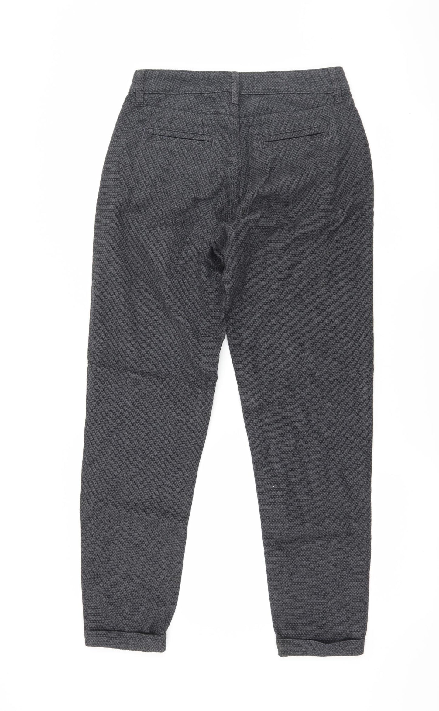 Fat Face Womens Grey Polka Dot  Trousers  Size 6 L28 in