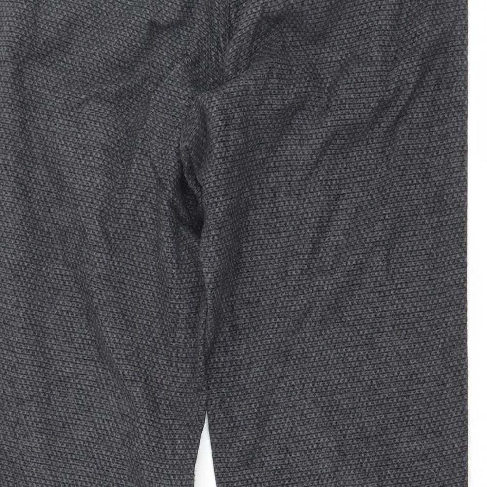 Fat Face Womens Grey Polka Dot  Trousers  Size 6 L28 in