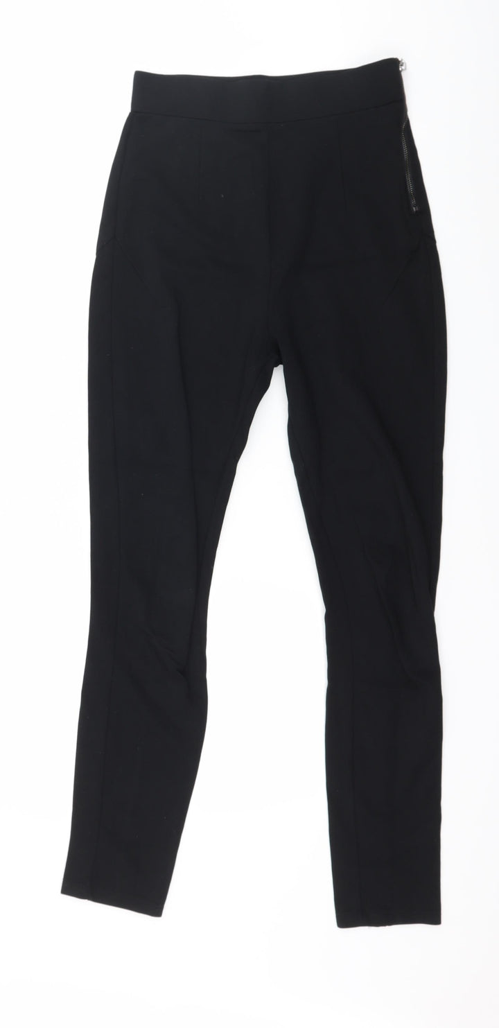 Prime Womens Black Jersey Capri Leggings Size M L28 in