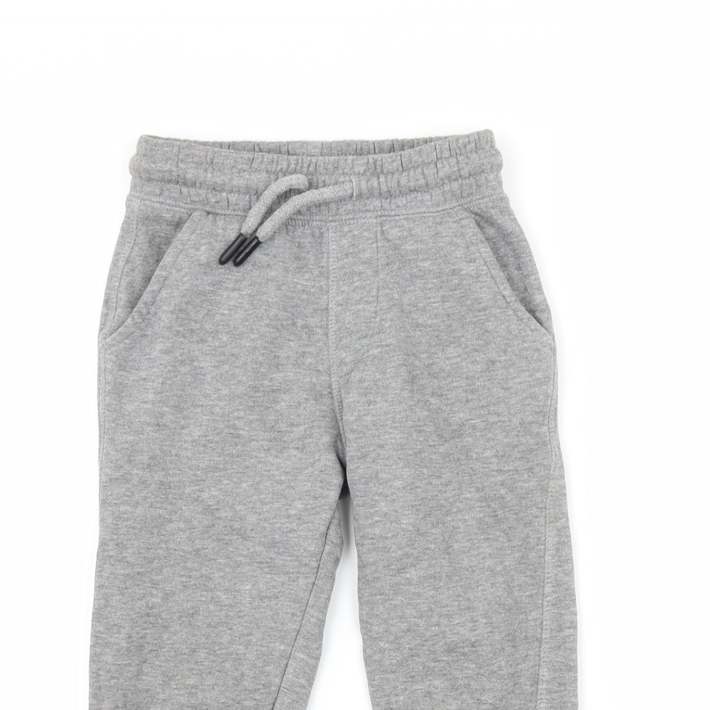 Matalan Boys Grey  Jersey Jogger Trousers Size 5 Years