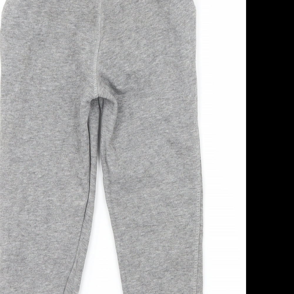 Matalan Boys Grey  Jersey Jogger Trousers Size 5 Years