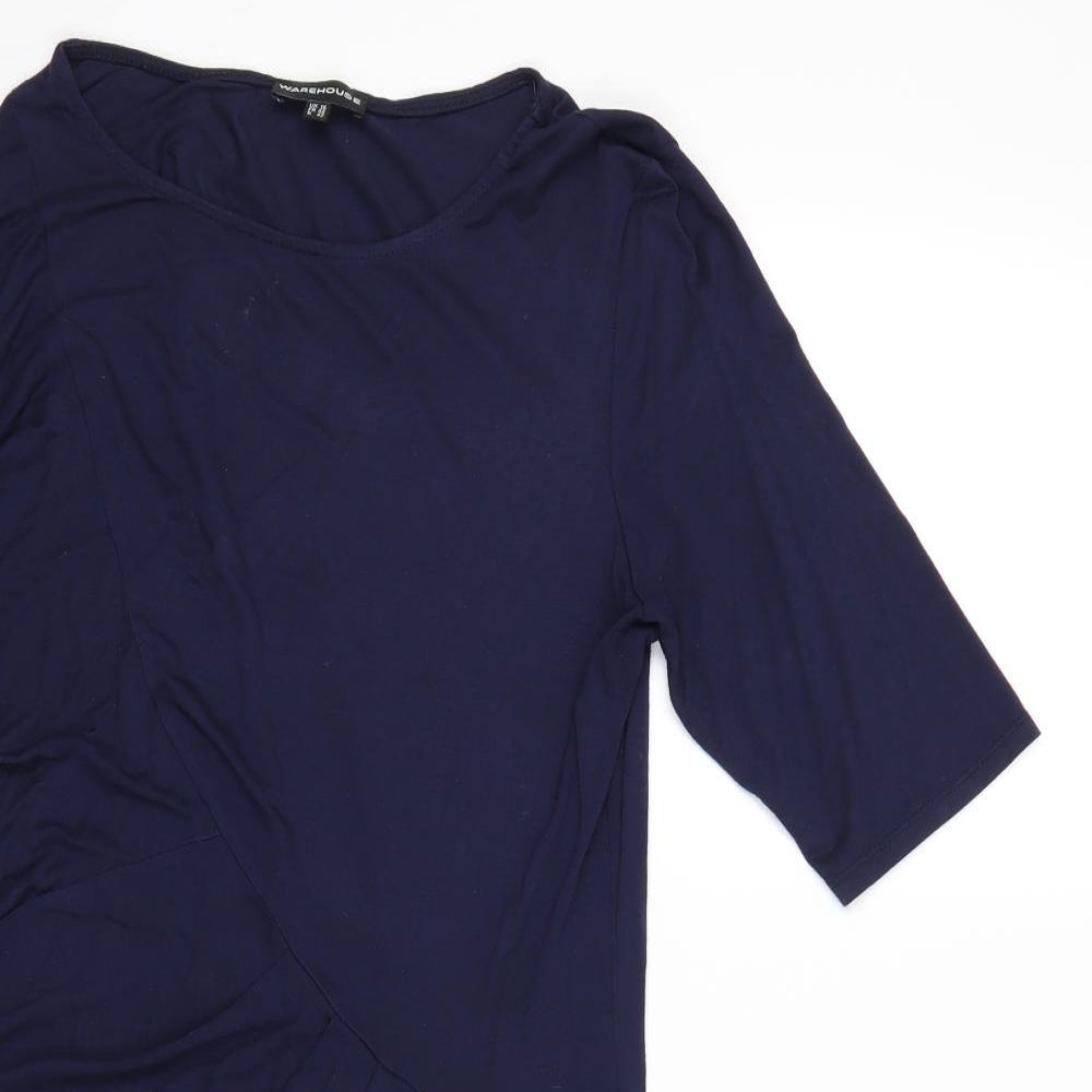 Warehouse Womens Blue   T-Shirt Dress  Size 16