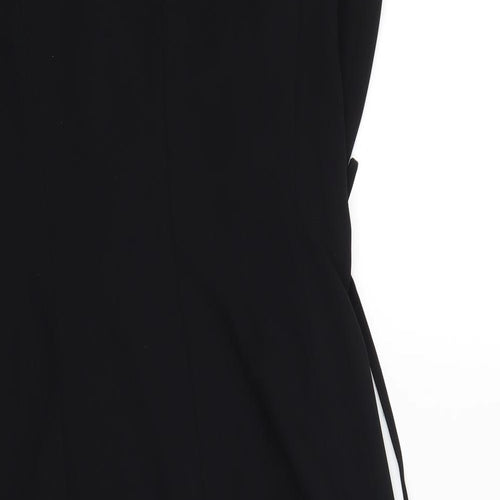 C.C.D.K Womens Black   Wrap Dress  Size 16