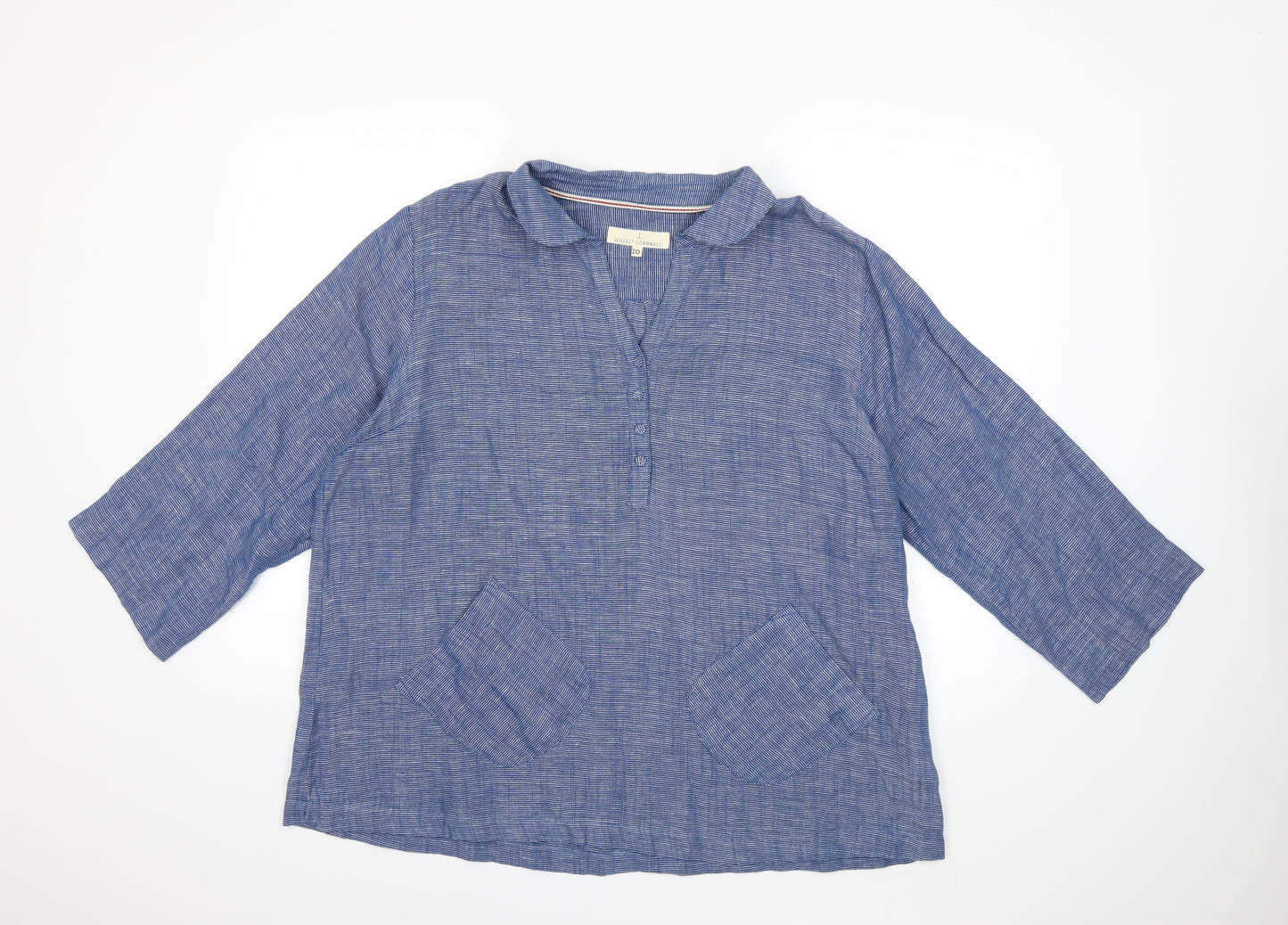 Seasalt Womens Blue   Basic Blouse Size 20
