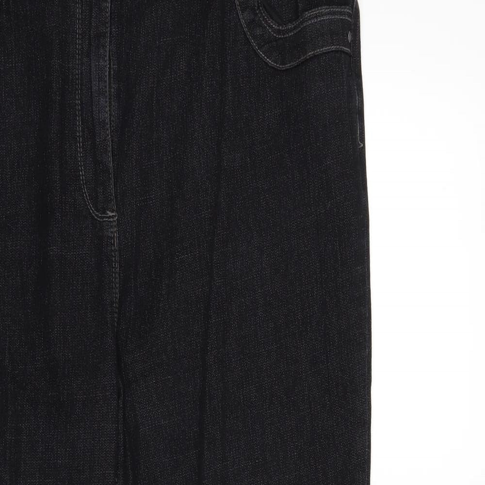 Preworn Womens Blue  Denim Bootcut Jeans Size 20 L27 in