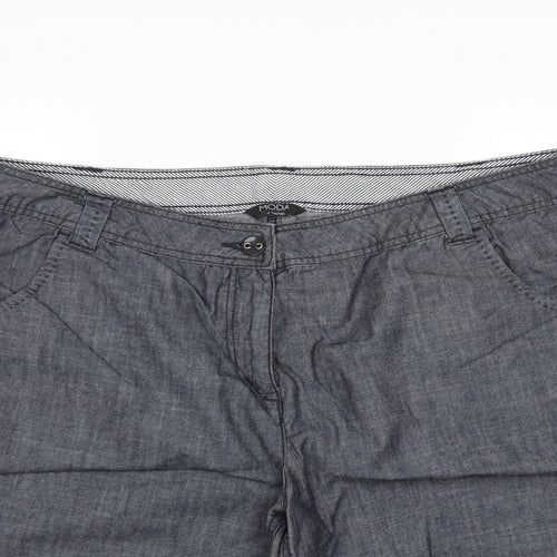 George Womens Grey   Chino Shorts Size 20