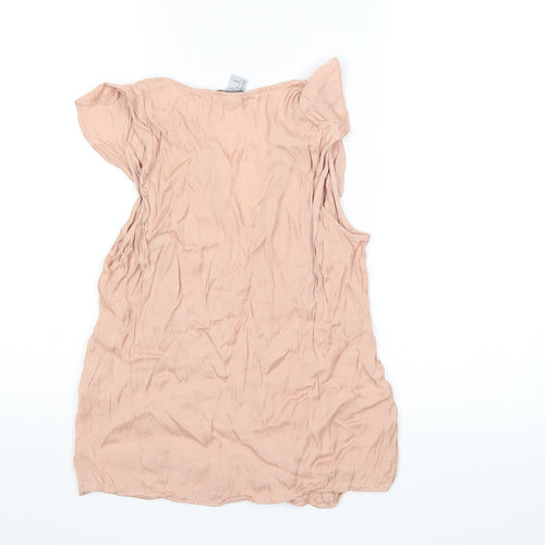 H&M Womens Pink   Basic Blouse Size 6